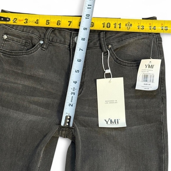 NWT Women's Gray Bootcut Jeans. Size 5/27 - Picture 6 of 7